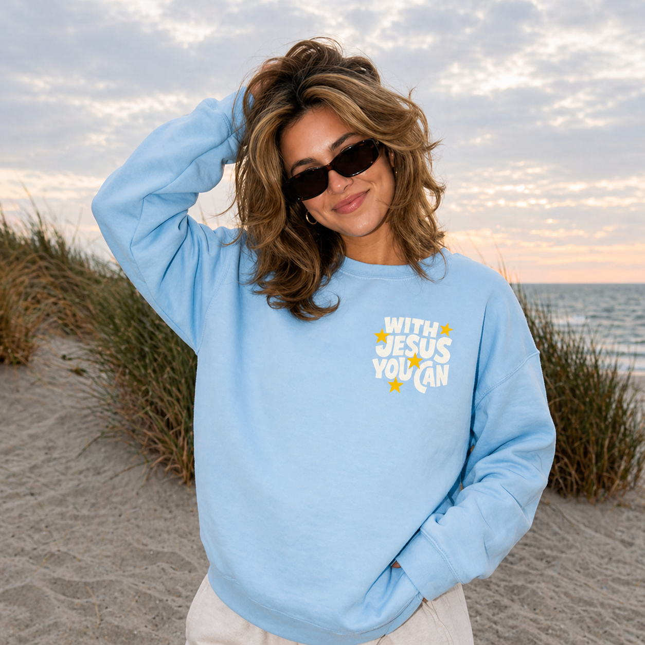He Makes All Things New Crewneck Sweatshirt