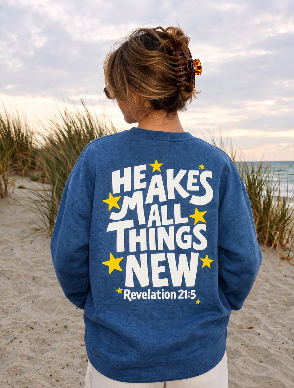 He Makes All Things New Crewneck Sweatshirt