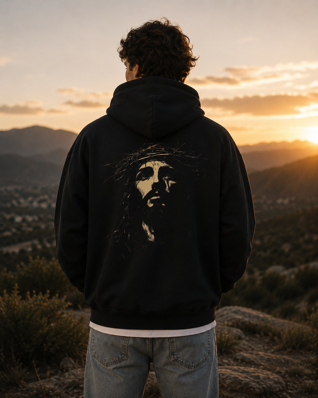 Jesus Crown of Thorns Hoodie