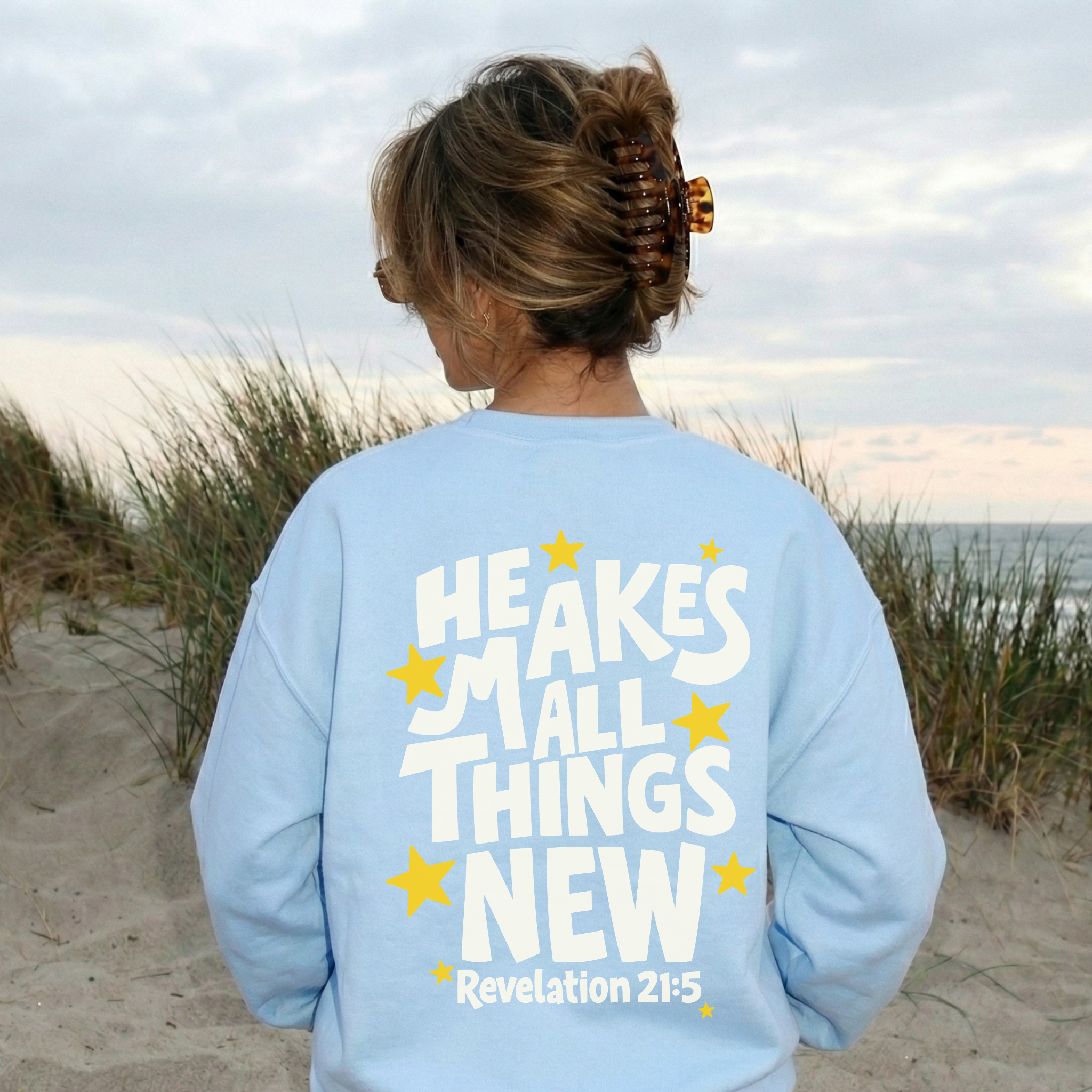 He Makes All Things New Crewneck Sweatshirt